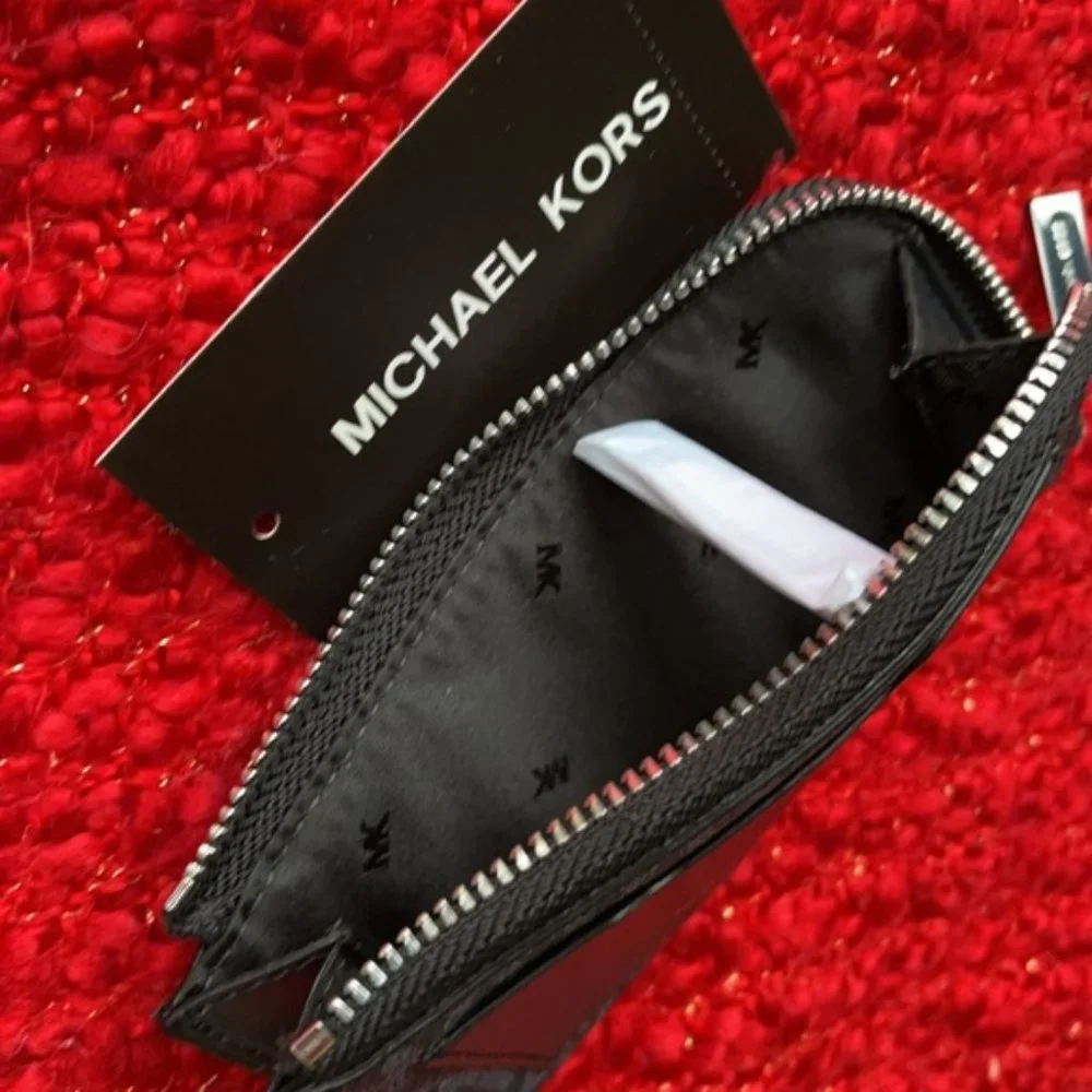 Michael Kors L Zip Mini Wallet Admiral NWT